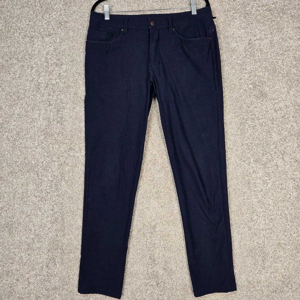 Lululemon‎ ABC Pants Men's 32x31 Blue Warpstreme Slim Fit Performance LM5704S